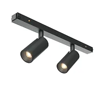 Трековый светильник LED Magnetic track system Basity TR176-1-2X3WTW-M-B Maytoni чёрный для шинопроводов серии Magnetic track system Basity чёрный