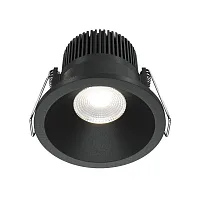 Светильник точечный LED Zoom DL034-01-06W4K-B Maytoni чёрный 1 лампа, основание чёрное в стиле модерн 