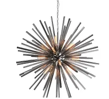 Светильник подвесной 0860CL-12CH Milosh Tendence прозрачный на 12 ламп, основание хром в стиле современный  Светильник подвесной 0860CL-12CH Milosh Tendence прозрачный на 12 ламп, основание хром в стиле современный