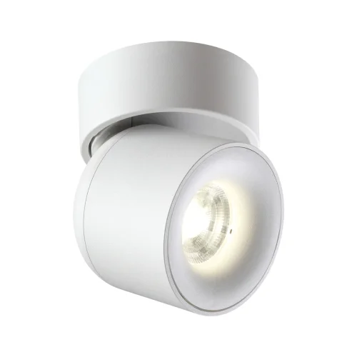 Светильник накладной LED Gesso 358808 Novotech белый 1 лампа, основание белое в стиле современный круглый фото 5