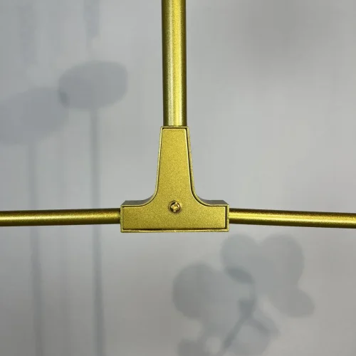 Люстра на штанге MATISSE M L95 Multicolored 191898-26 ImperiumLoft белая на 6 ламп, основание золотое в стиле современный лофт  фото 5