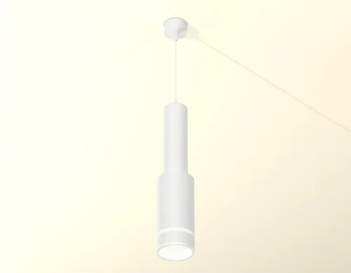 Светильник подвесной XP8161002 Ambrella light белый 1 лампа, основание белое в стиле хай-тек  фото 3