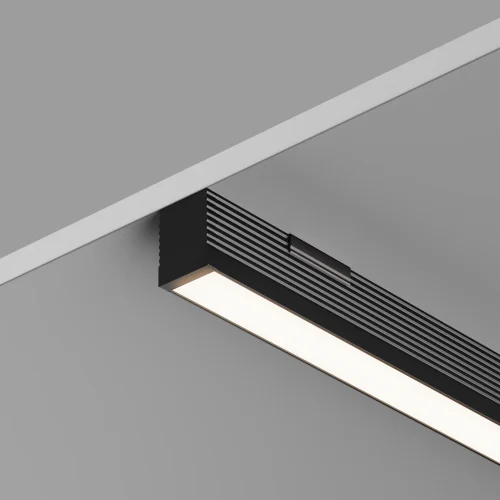 Алюминиевый профиль накладной 8x9 (Черный, 2 м), ALM-0809-B-2M 631002 Maytoni цвет LED K, световой поток Lm фото 3
