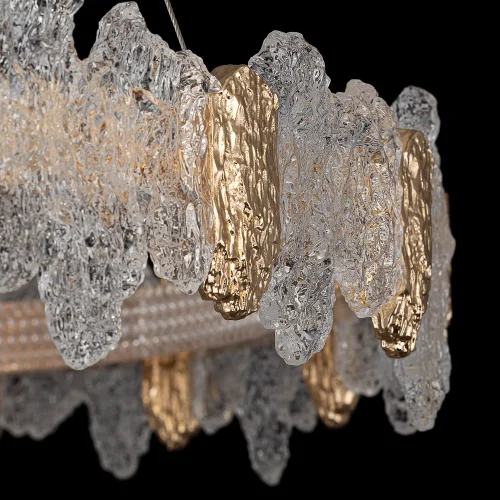 Люстра подвесная LED с пультом Lava CL250182 Citilux прозрачная янтарная на 1 лампу, основание золотое в стиле современный кольца с пультом фото 10 Люстра подвесная LED с пультом Lava CL250182 Citilux прозрачная янтарная на 1 лампу, основание золотое в стиле современный кольца с пультом фото 10