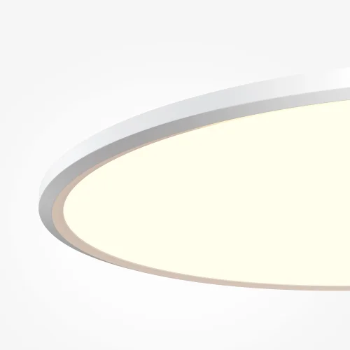 Светильник потолочный LED с пультом Incognito MOD426CL-L74WK Maytoni белый на 1 лампу, основание белое в стиле современный минимализм круглый с пультом фото 2