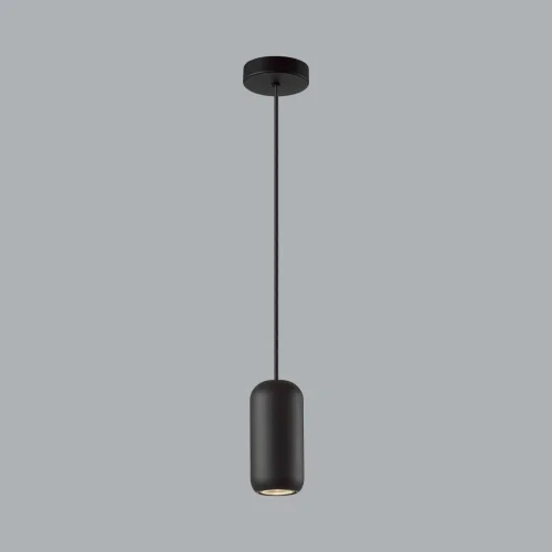 Светильник подвесной Cocoon 5060/1B Odeon Light чёрный 1 лампа, основание чёрное в стиле современный трубочки фото 4