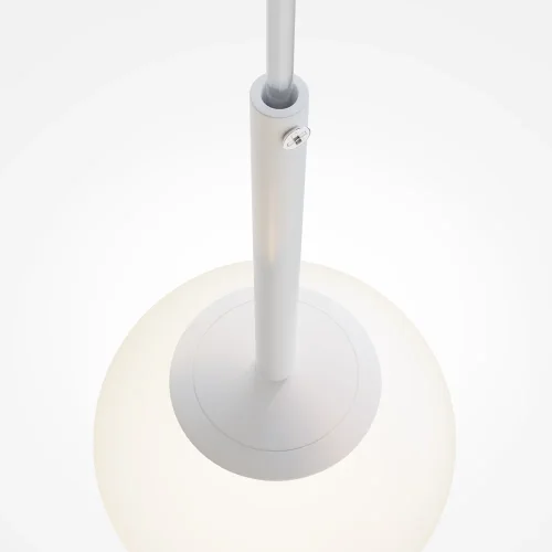 Светильник подвесной Basic form MOD321PL-01W Maytoni белый 1 лампа, основание белое в стиле современный шар фото 4