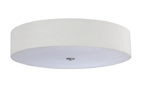 Люстра Потолочная JEWEL PL500 WH Crystal Lux белая на 6 ламп, основание хром в стиле современный 