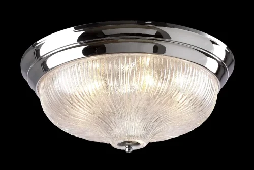 Светильник потолочный LLUVIA PL5 CHROME D460 Crystal Lux прозрачный на 5 ламп, основание хром в стиле кантри классический фото 2