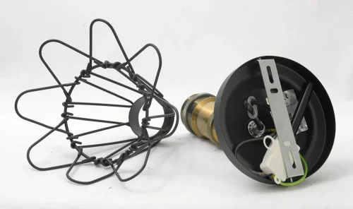 Бра лофт LSP-9109 Lussole чёрный на 1 лампа, основание бронзовое чёрное в стиле лофт  фото 4
