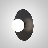 Настенный светильник AILEN Black 196951-23 ImperiumLoft чёрный 1 лампа, основание латунь в стиле модерн 
