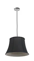 Светильник подвесной Cantare E 1.3.P2 B Arti Lampadari чёрный 1 лампа, основание хром в стиле кантри прованс 