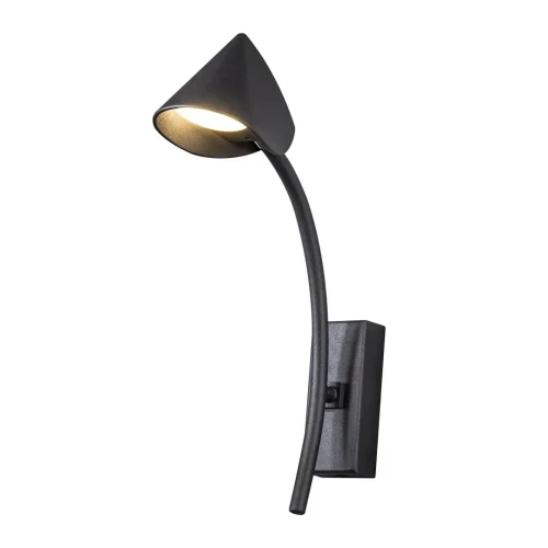 Бра LED Capuccina 7583 Mantra чёрный на 1 лампа, основание чёрное в стиле хай-тек современный 