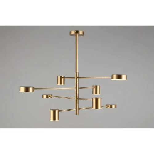 Люстра потолочная LED Frania APL.017.17.48 Aployt белая на 1 лампу, основание бронзовое в стиле современный фото 3