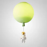 Светильник потолочный MERCURY B D35 Green 208675-23 ImperiumLoft зелёный на 1 лампу, основание белое в стиле современный 