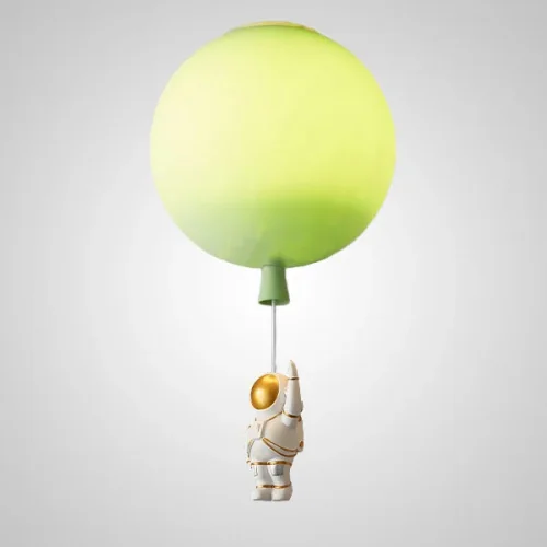 Светильник потолочный MERCURY A D35 Green 208676-23 ImperiumLoft зелёный на 1 лампу, основание белое в стиле современный 