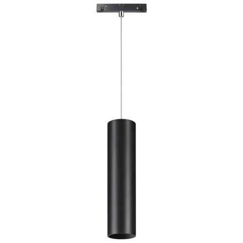 Трековый подвесной светильник для низковольтного шинопровода LED Flum 358426 Novotech чёрный для шинопроводов серии Flum чёрный