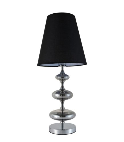 Настольная лампа Veneziana LDT 1113-1 BK Lumina Deco чёрная 1 лампа, основание чёрное металл в стиле современный  фото 2