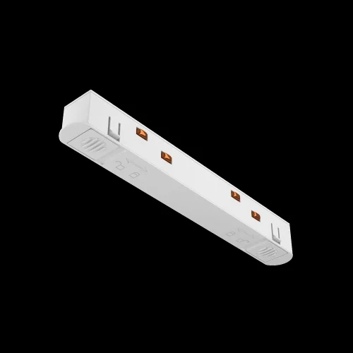Прямой коннектор питания Magnetic track system TRA034PC-42W Maytoni в стиле для светильников серии Magnetic track system Exility магнитный exility тонкая магнитная накладной встраиваемый подвесной фото 3