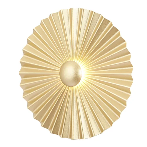 Бра LED HOLA AP4W LED D350 Crystal Lux золотой на 1 лампа, основание золотое в стиле современный отражённый свет фото 2