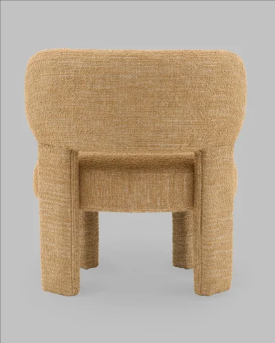 Кресло лаунж Fani, горчичный УТ000041683 Stool Group, горчичный/букле, ножки/ткань/горчичный, размеры - *****мм фото 4