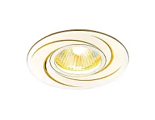 Светильник точечный A506 AL/G Ambrella light серый 1 лампа, основание золотое в стиле современный 