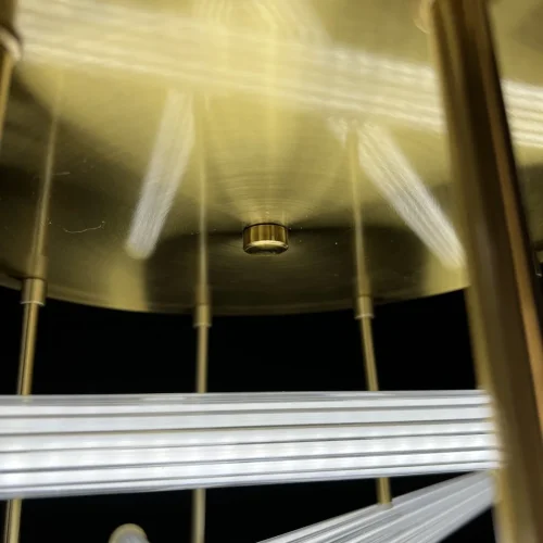 Люстра потолочная LED Bekka 203762-26 ImperiumLoft белая на 5 ламп, основание латунь в стиле современный  фото 13