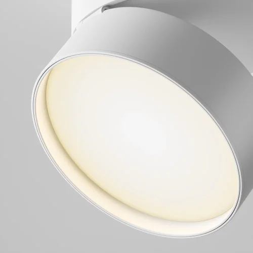 Трековый светильник Onda 3000K 18Вт 120° Single phase track system Unity TR007-1-18W3K-W-1 Maytoni белый для шинопроводов серии Single phase track system Unity белый фото 3