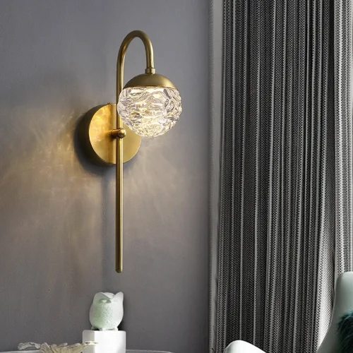 Настенный светильник VERENA WALL 208294-23 ImperiumLoft прозрачный на 1 лампу, основание латунь в стиле современный фото 9 Настенный светильник VERENA WALL 208294-23 ImperiumLoft прозрачный на 1 лампу, основание латунь в стиле современный фото 9