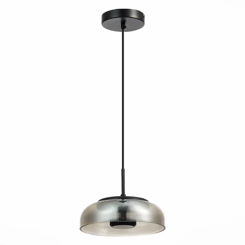 Светильник подвесной LED Lazio SL6002.403.01 ST-Luce чёрный серый 1 лампа, основание чёрное в стиле модерн  фото 2