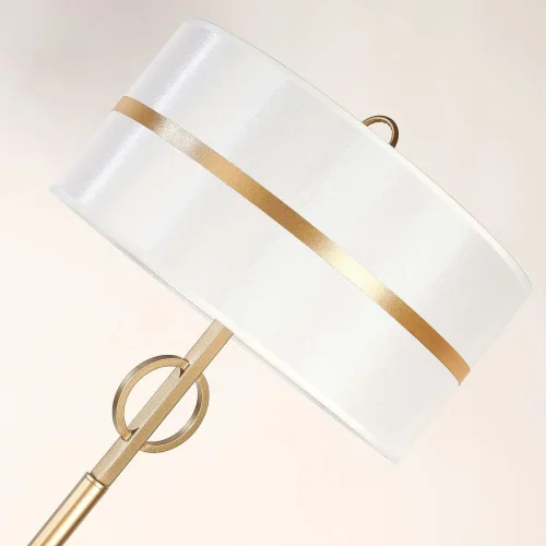 Торшер Mateo 2634-3F Favourite  белый 3 лампы, основание золотое в стиле классический
 фото 4