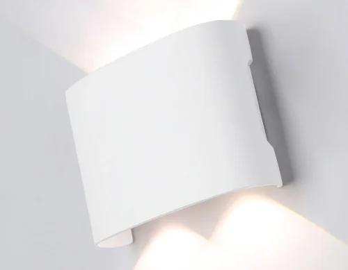 Настенный светильник LED ST4451 Ambrella light уличный IP65 белый 1 лампа, плафон белый в стиле хай-тек современный LED фото 3