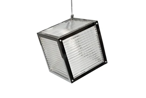 Светильник подвесной Square 8970-1A CR iLamp прозрачный 1 лампа, основание хром в стиле современный  фото 2