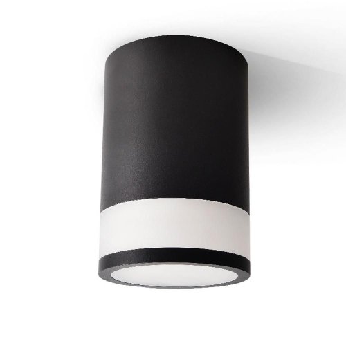 Светильник накладной LED Orolli OML-101519-12 Omnilux чёрный 1 лампа, основание чёрное в стиле хай-тек круглый