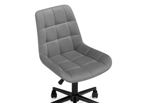 Компьютерное кресло Честер темно-серый (california 994) / черный 538986 Woodville, серый/велюр, ножки/пластик/чёрный, размеры - *920***490*600 фото 6