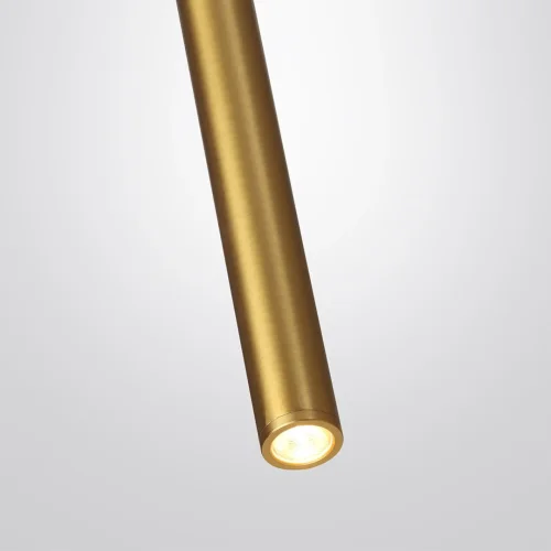 Светильник подвесной Milly 7104/4L Odeon Light бронзовый на 1 лампу, основание бронзовое в стиле хай-тек трубочки фото 5
