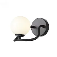 Бра Legatezza SL1502.401.01 ST-Luce белый 1 лампа, основание чёрное в стиле современный 