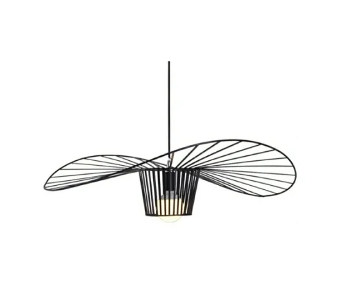Светильник подвесной Строу 07696-100,19 Kink Light чёрный 1 лампа, основание чёрное в стиле современный лофт арт-деко шляпа
