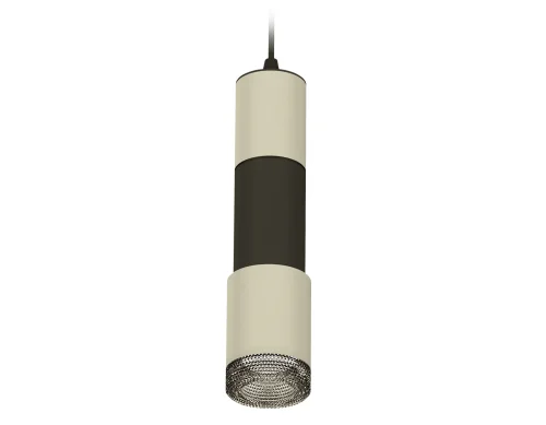 Светильник подвесной XP7423021 Ambrella light чёрный серый 1 лампа, основание чёрное в стиле хай-тек современный трубочки