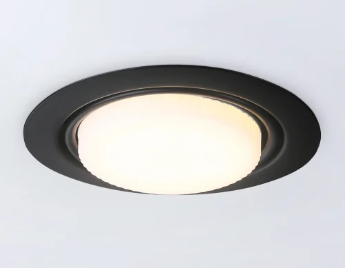 Светильник точечный G10123 Ambrella light чёрный 1 лампа, основание чёрное в стиле хай-тек современный  фото 3