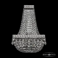 Бра 19012B/H2/25IV Ni Bohemia Ivele Crystal прозрачный 3 лампы, основание никель в стиле классический sp