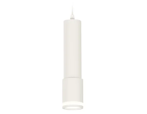 Светильник подвесной XP7421021 Ambrella light белый 1 лампа, основание белое в стиле хай-тек современный трубочки