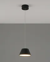Светильник подвесной LED Atla V10889-PL Moderli чёрный 1 лампа, основание чёрное в стиле современный 