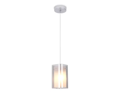 Светильник подвесной TR3682 Ambrella light белый 1 лампа, основание хром в стиле классический современный  фото 5