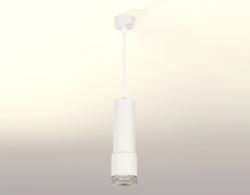 Светильник подвесной Techno spot XP7401001 Ambrella light белый 1 лампа, основание белое в стиле современный трубочки фото 5