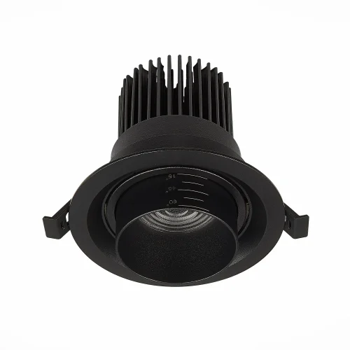 Светильник точечный LED ST701 ST701.448.12 ST-Luce чёрный 1 лампа, основание чёрное в стиле хай-тек  фото 3