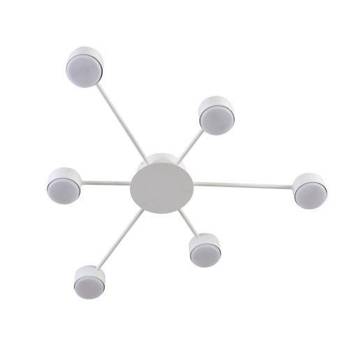 Светильник потолочный Torina 8343/6C Lumion белый на 6 ламп, основание белое в стиле минимализм фото 3