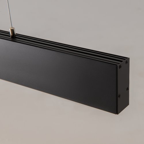 Светильник подвесной LED Vinder P050PL-L40B4K Maytoni чёрный на 1 лампу, основание чёрное в стиле хай-тек линейный фото 8