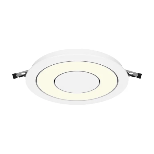 Светильник точечный LED Vector 3000K 12Вт 100° DL102-12W3K-W Maytoni белый на 1 лампу, основание белое в стиле современный хай-тек круглый