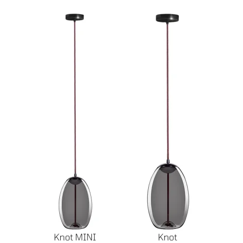 Светильник подвесной LED Knot 8134-A mini LOFT IT чёрный 1 лампа, основание чёрное в стиле модерн  фото 6